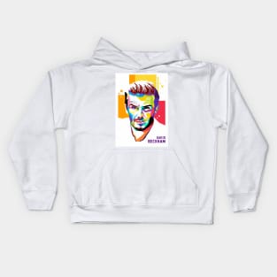 david beckham pop art Kids Hoodie